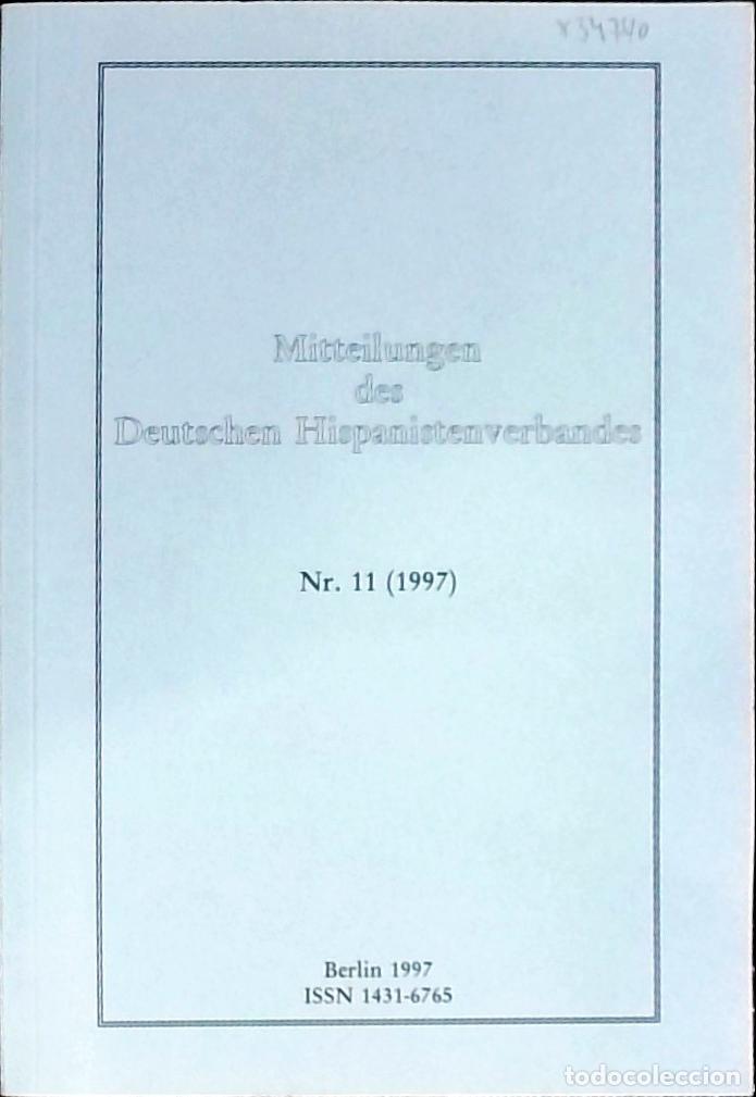 Livros em segunda m&atilde;o: Mitteilungen des Deutschen Hispanistenverbandes Nr. 11 - Autores Varios: