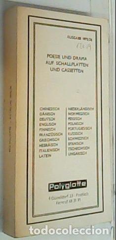 books: Poesie und drama auf schallplatten und cassetten. Ausgabe 1975 1976 - Autores Varios:
