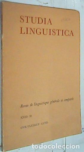 Livros em segunda m&atilde;o: Studia Ling&uuml;&iacute;stica. Revue de linguistique g&eacute;n&eacute;rale et compar&eacute;e Ann&eacute;e XXIII - II - Autores Varios: