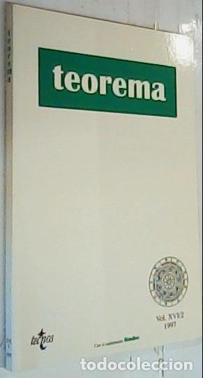 Livros em segunda m&atilde;o: Teorema. Vol. XVI/ 2. Revista internacional de Filosof&iacute;a - Autores Varios: