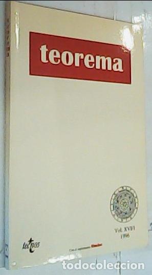 Livros em segunda m&atilde;o: Teorema. Vol. XVI / 1. Revista internacional de Filosof&iacute;a - Autores Varios: