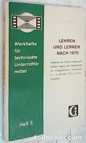 Livros em segunda m&atilde;o: Werkhefte fur technische Unterrichtsmittel. Referate der ersten nordeuropatischen Tagung der Gesells