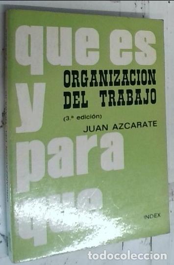 books: Organizaci&oacute;n del Trabajo - Azc&aacute;rate, Juan: