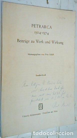 B&uuml;cher: Hofadel, Melanchoie und Petrarkismus in Spanien. Separata - Baader, Horst: