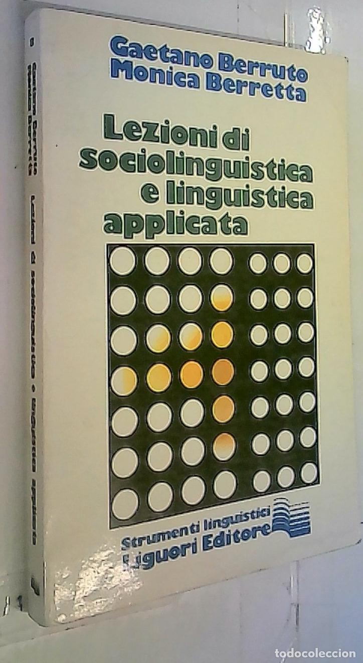 books: Lezioni di sociolinguistica i ling&uuml;&iacute;stica applicata - Berruto, Gaetano y Berretta, Monica: