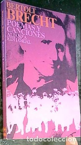 Libros: Poemas y canciones - Brecht, Bertolt: - Foto 1