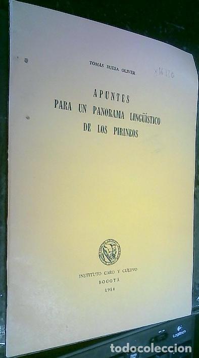 Livros em segunda m&atilde;o: Apuntes para un panorama ling&uuml;&iacute;stico de los Pirineos - Buesa Olivier, Tom&aacute;s: