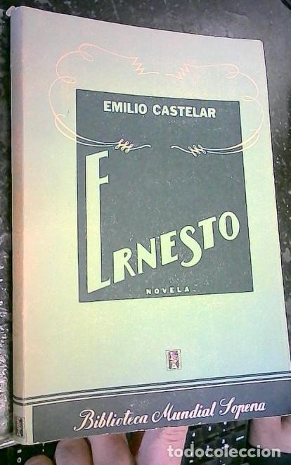 Libros: Ernesto. Novela - Castelar, Emilio: - Foto 1