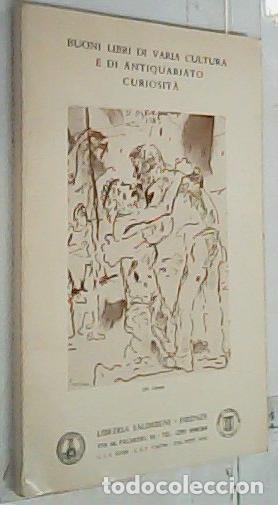 Livros em segunda m&atilde;o: Buoni libri di varia cultura e di antiquariato curiosit&agrave; - CAT&Aacute;LOGO: