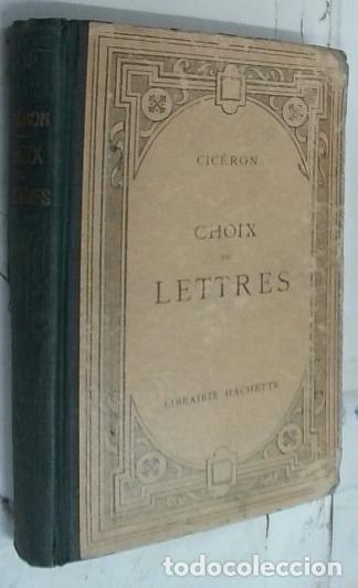 Libros: Choix lettres. Texte latin - Ciceron: - Foto 1