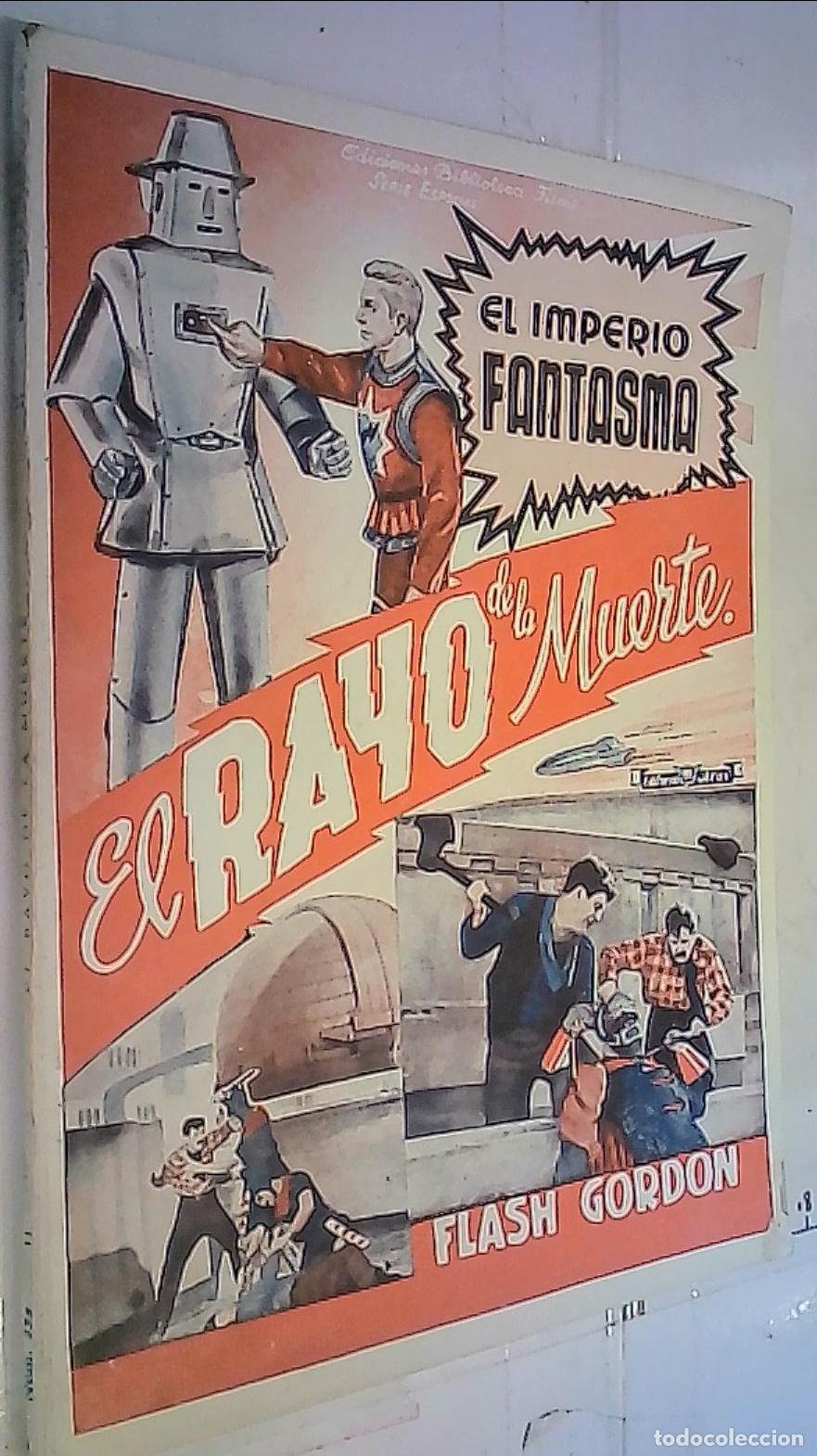 books: El rayo de la muerte. Segunda parte de El Imperio Fantasma. Flash Gordon - CINE: