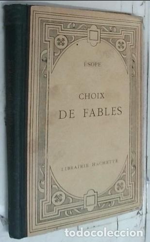 B&uuml;cher: Choix de fables. Texte grec - Esope: