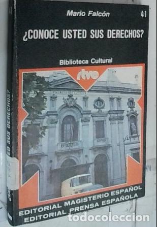 Libri di seconda mano: Conoce usted sus derechos? (una aproximaci&oacute;n al Derecho espa&ntilde;ol) - Falc&oacute;n Carreras, Mario: