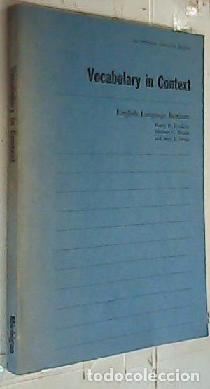 B&uuml;cher: Vocabulary in Context. An intensive course in English. English Language Institute - Franklin, Harry