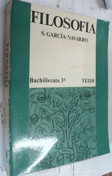Livros em segunda m&atilde;o: Filosof&iacute;a, 3&ordm; BUP de Bachillerato - Garc&iacute;a Navarro, S.: