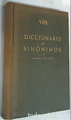 Livros em segunda m&atilde;o: Diccionario de sin&oacute;nimos VOX - Gili Gaya, Samuel: