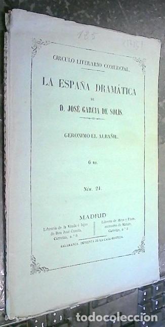 Livros em segunda m&atilde;o: Ger&oacute;nimo el Alba&ntilde;il. Comedia en dos actos - G&oacute;mez de Bedoya, Fernando: