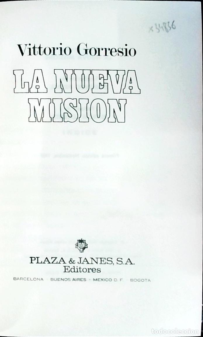 Livros em segunda m&atilde;o: La nueva misi&oacute;n - Gorresio, Vittorio: