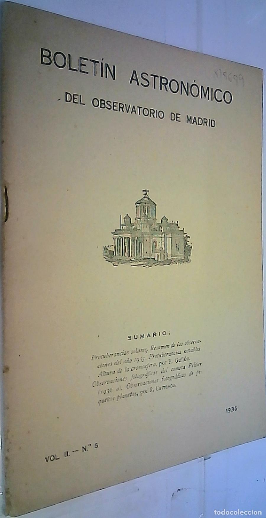 Libros: Protuberancias solares. Resumen de las observaciones del a&ntilde;o 1935 - Gull&oacute;n, Enrique:
