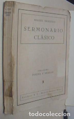 Libri di seconda mano: Sermonario cl&aacute;sico - HERRERO, Miguel:
