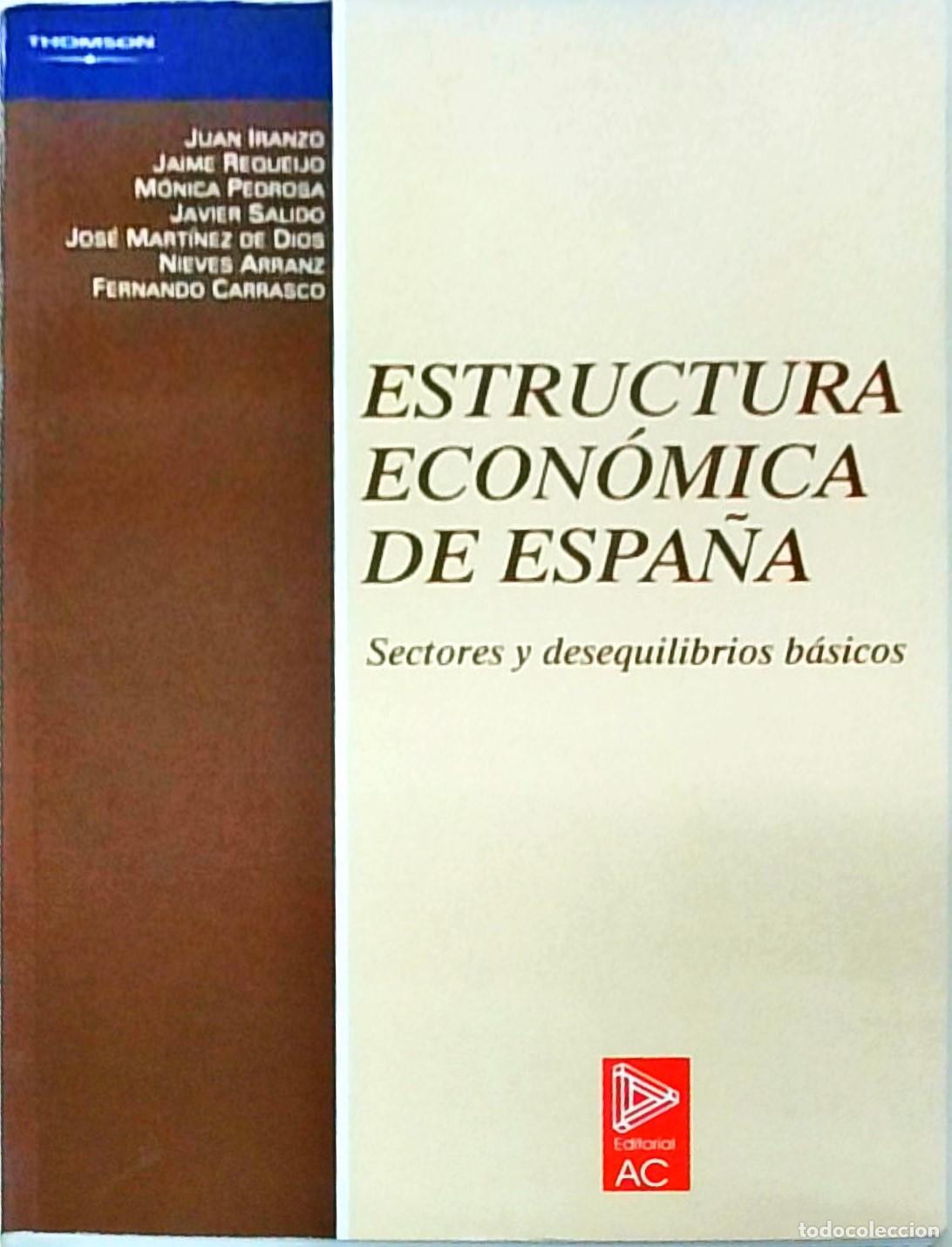 Libri di seconda mano: Estructura econ&oacute;mica de Espa&ntilde;a. Sectores y desequilibrios b&aacute;sicos - IRANZO, Juan y OTROS: