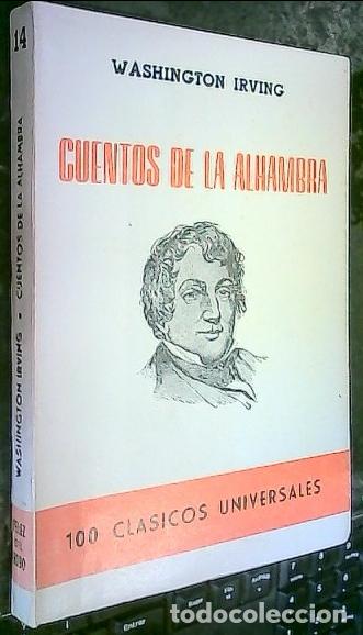 Libros: Cuentos de la Alhambra - Irving, Washington: - Foto 1