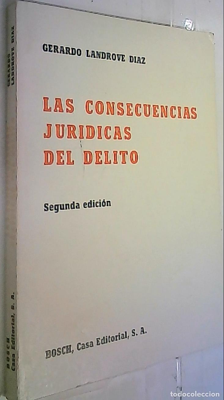 B&uuml;cher: Las consecuencias jur&iacute;dicas del delito - Landrove D&iacute;az, Gerardo: