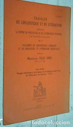 Libros: Rasgos franceses y occitanos en el lenguaje del Fuero de Villavaruz de Rioseco (1181). Separata - La