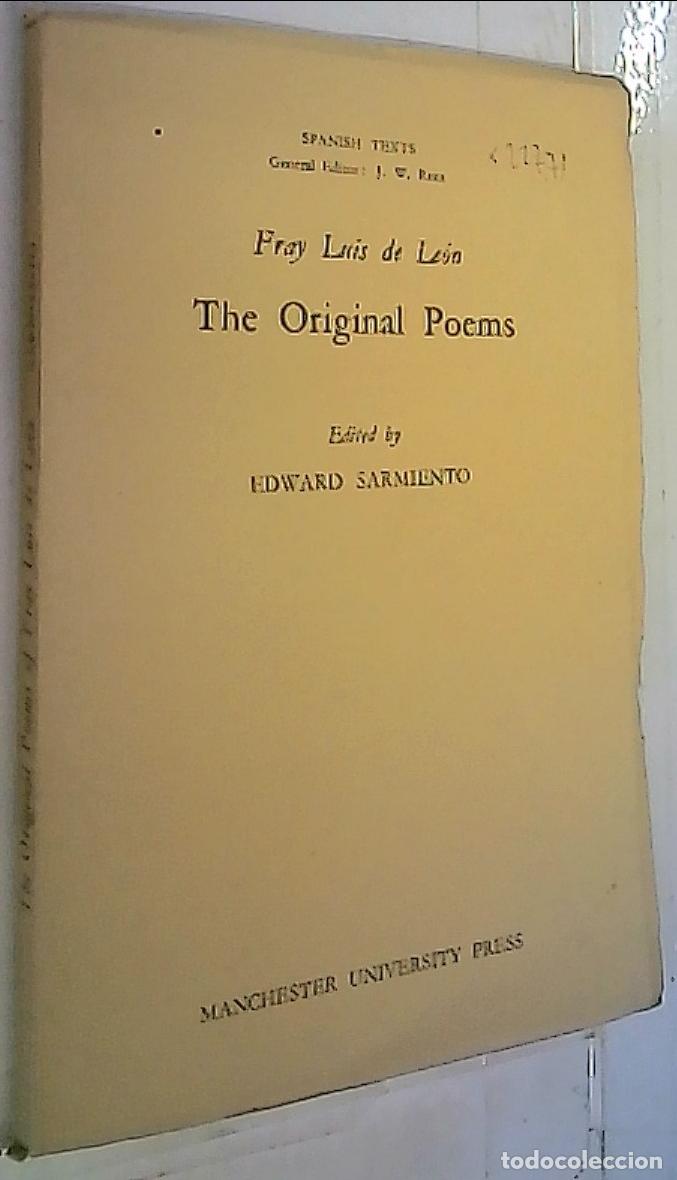 Libros: The Original Poems - Le&oacute;n, Fray Luis de : - Foto 1