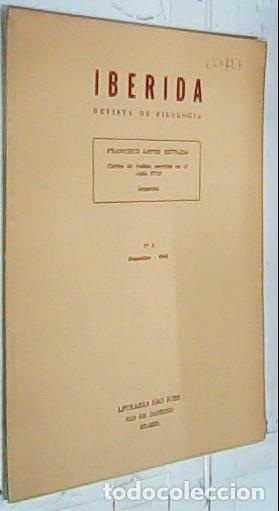 Livres: Cartas de indias, escritas en el siglo XVII. Separata - L&oacute;pez Estrada, Francisco: