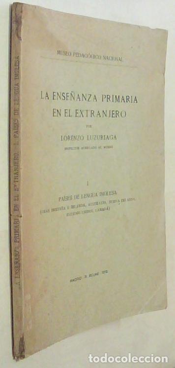 Livros em segunda m&atilde;o: La ense&ntilde;anza primaria en el extranjero. I. Pa&iacute;ses de lengua inglesa (Gran Breta&ntilde;a e Irlanda, Austral