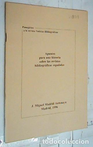 Livres: Apuntes para una historia sobre las revistas bibliogr&aacute;ficas espa&ntilde;ola. Peng&iacute;rico a la revista Noticia