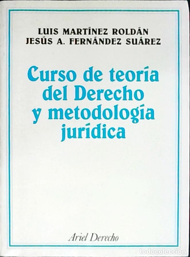 Libri di seconda mano: Curso de teor&iacute;a del derecho y metodolog&iacute;a jur&iacute;dica - Mart&iacute;nez Rold&aacute;n, Luis y Fen&aacute;ndez Su&aacute;rez, Jesus
