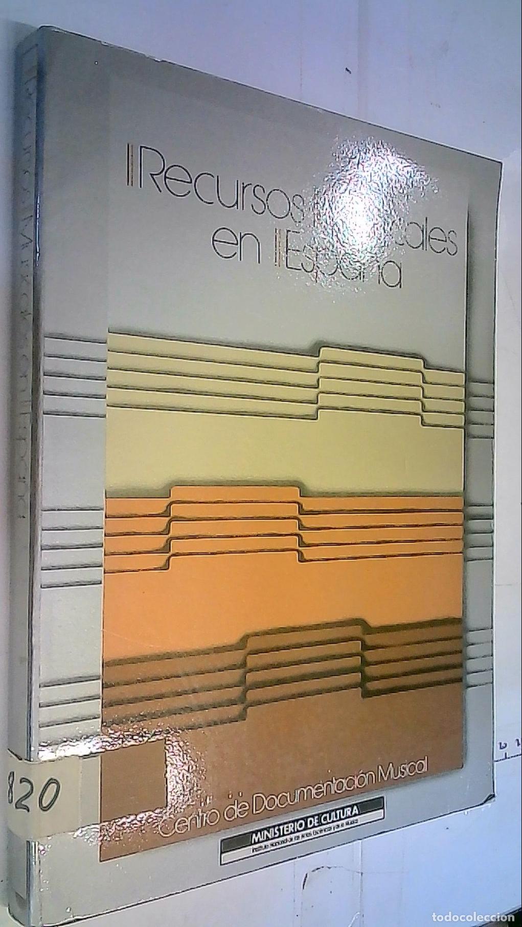 Libros: Recursos Musicales en Espa&ntilde;a. Personas. Entidades - M&Uacute;SICA:
