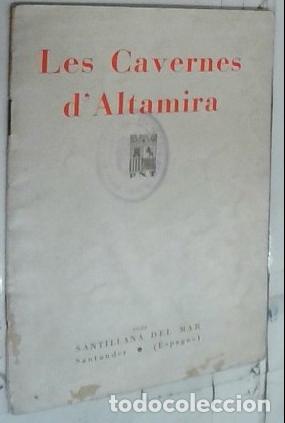 B&uuml;cher: Les cavernes d'Altamira pres Santillana del Mar (Santander) - Obermaier, H.: