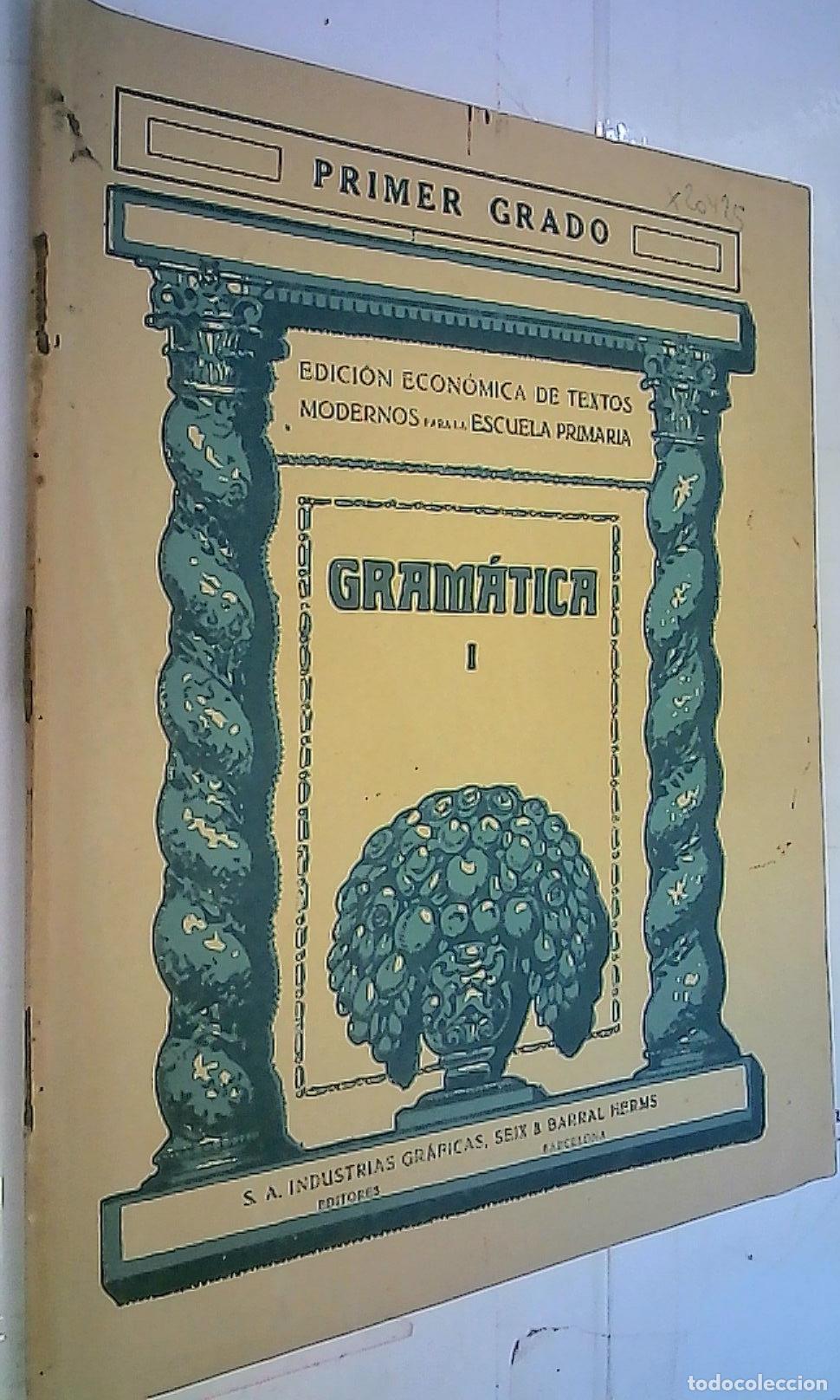 Libros: Gram&aacute;tica n&ordm; 1. Primer grado - Palau Vera, Juan: - Foto 1