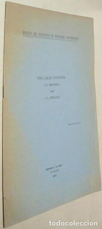Libri di seconda mano: Una calle ovetense La Broter&iacute;a - PENSADO, J.L.: