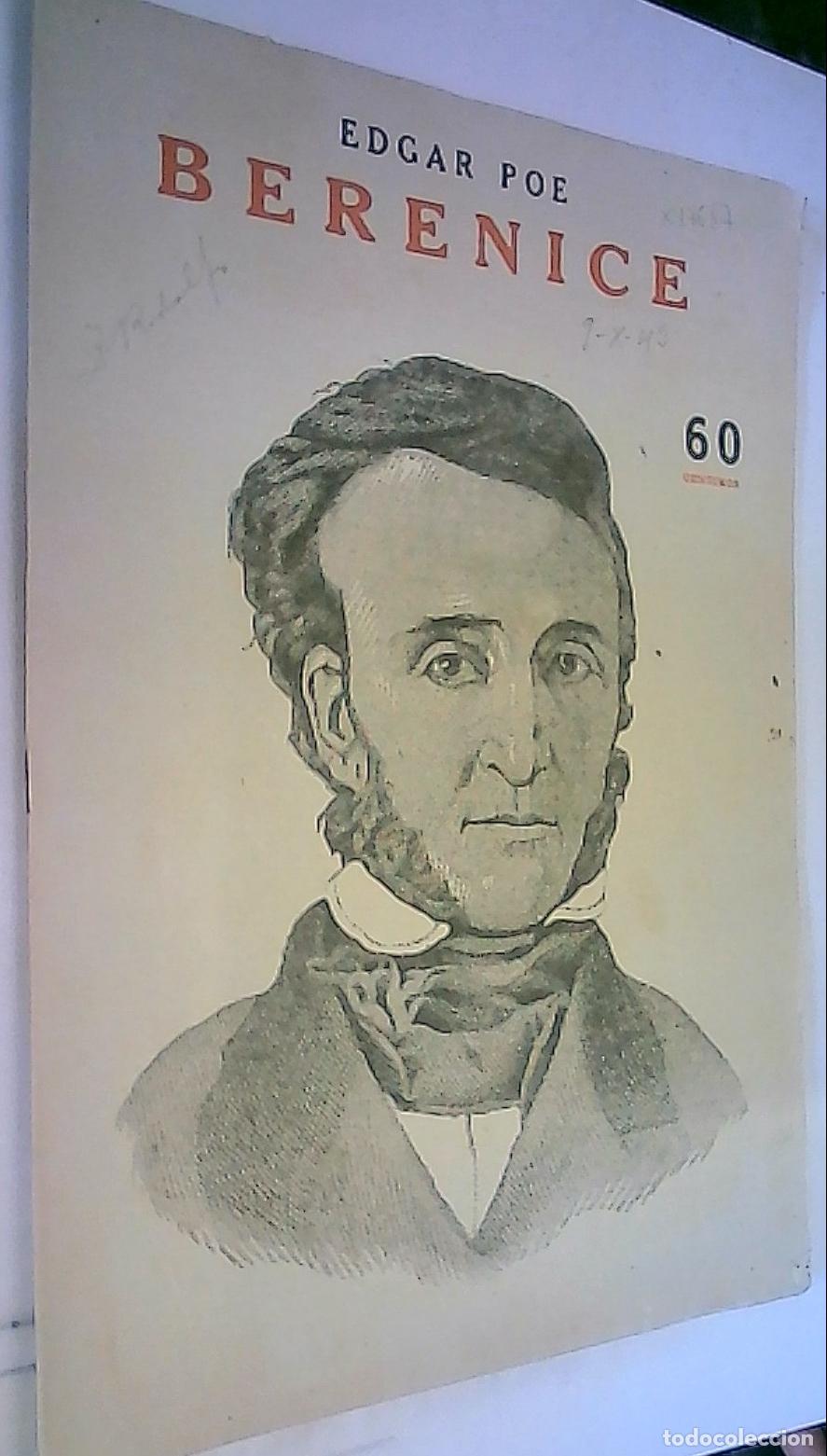 Libros: Berenice - Poe, Edgar A.: - Foto 1