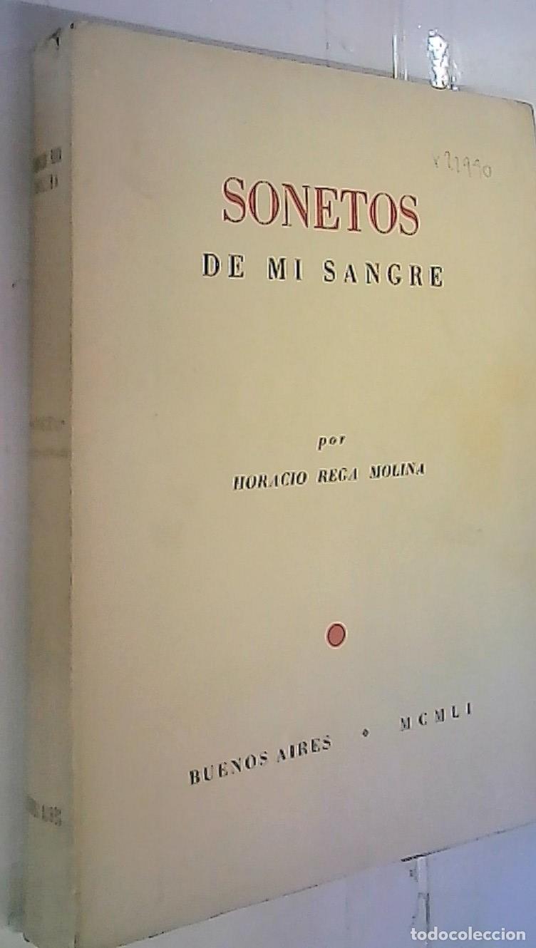 Libri di seconda mano: Sonetos de mi sangre - Rega Molina, Horacio: