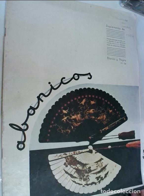 Libros: Abanicos japoneses de marfil y laca. Mediados del siglo XIX. Suplemento de Blanco y nego n&ordm; 34 - REV