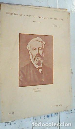 B&uuml;cher: Bulletin de l' Institut Francais en Espagne n&ordm; 88 Fevrier. Jules Verne (1828 - 1905) - REVISTA: