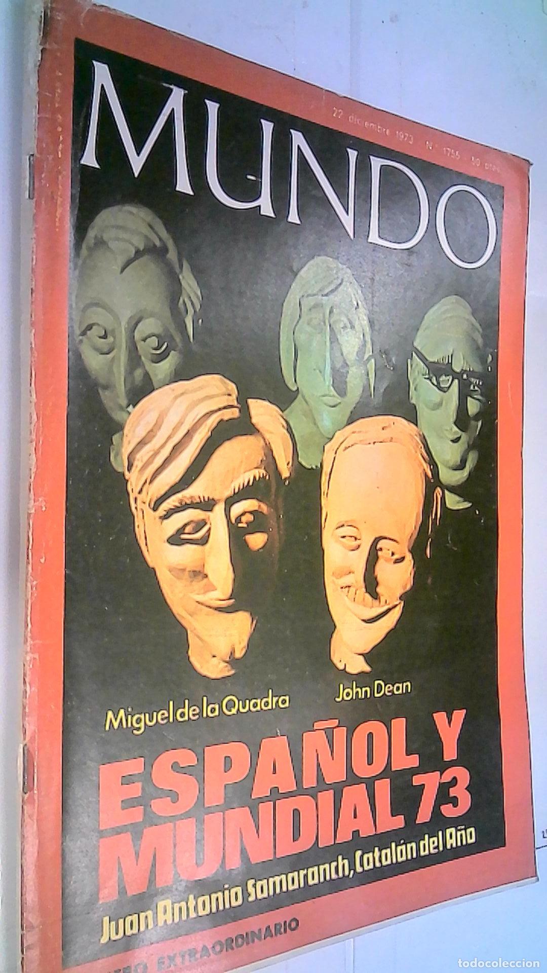 Livros em segunda m&atilde;o: Espa&ntilde;ol y Mundial 73. Juan Antonio Samaranch, Catal&aacute;n del a&ntilde;o - REVISTA: