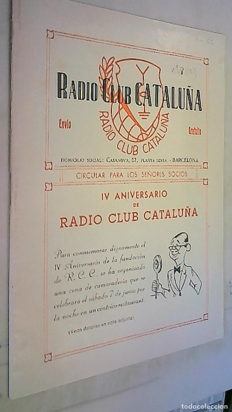 Livres: Radio Club Catalu&ntilde;a Mayo 1952 - REVISTA:
