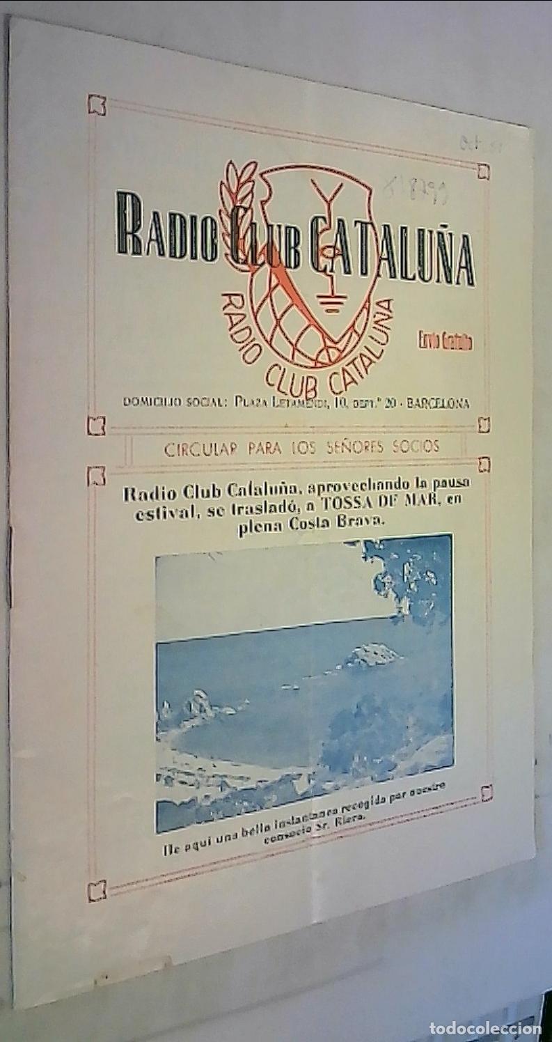 Livres: Radio Club Catalu&ntilde;a Octubre 1951 - REVISTA: