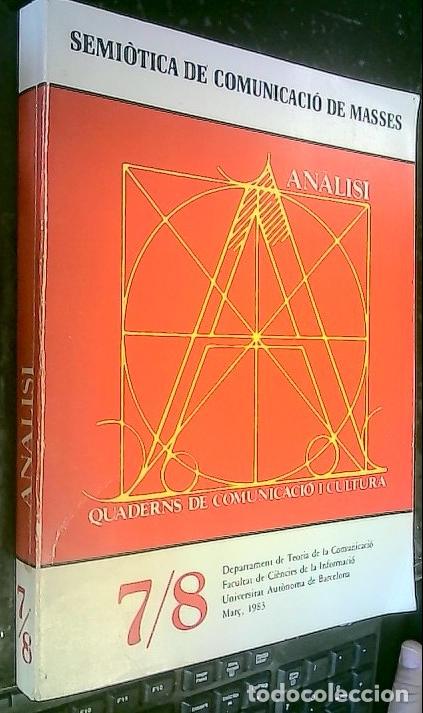 books: Semi&oacute;tica de Comunicaci&oacute; de Masses - REVISTA:
