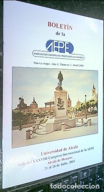 Libri di seconda mano: Universidad de Alcal&aacute;. Sede del XXXVIII Congreso Internacional de la AEPE 21 al 26 de Julio - REVIST