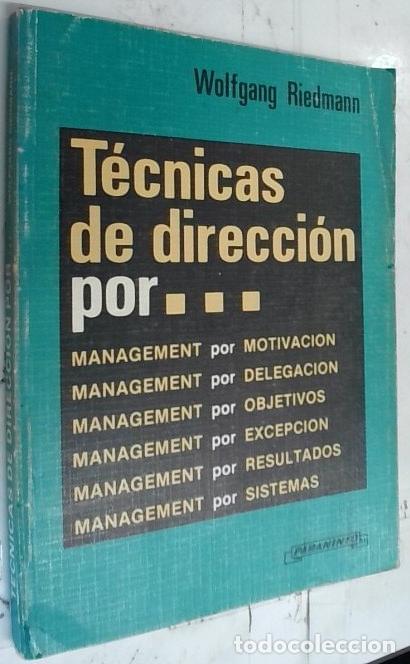 Libros: T&eacute;cnicas de direcci&oacute;n por... - Riedmann, Wolfgang: - Foto 1