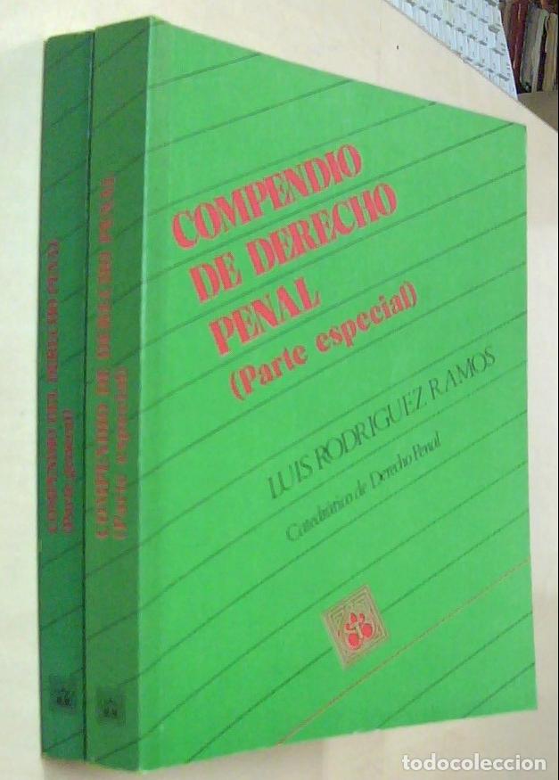 Libri di seconda mano: Compendio del derecho penal. Tomo I: Parte general. Tomo II: Parte especial. 2 tomos - RODRIGUEZ RAM