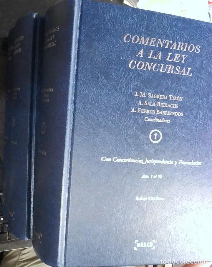 books: Comentarios a la Ley concursal : con concordancias, jurisprudencia y formularios. 3 tomos - Sagrera