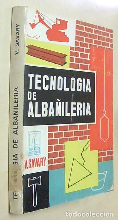 books: Tecnolog&iacute;a de alba&ntilde;iler&iacute;a - SAVARY, V.:
